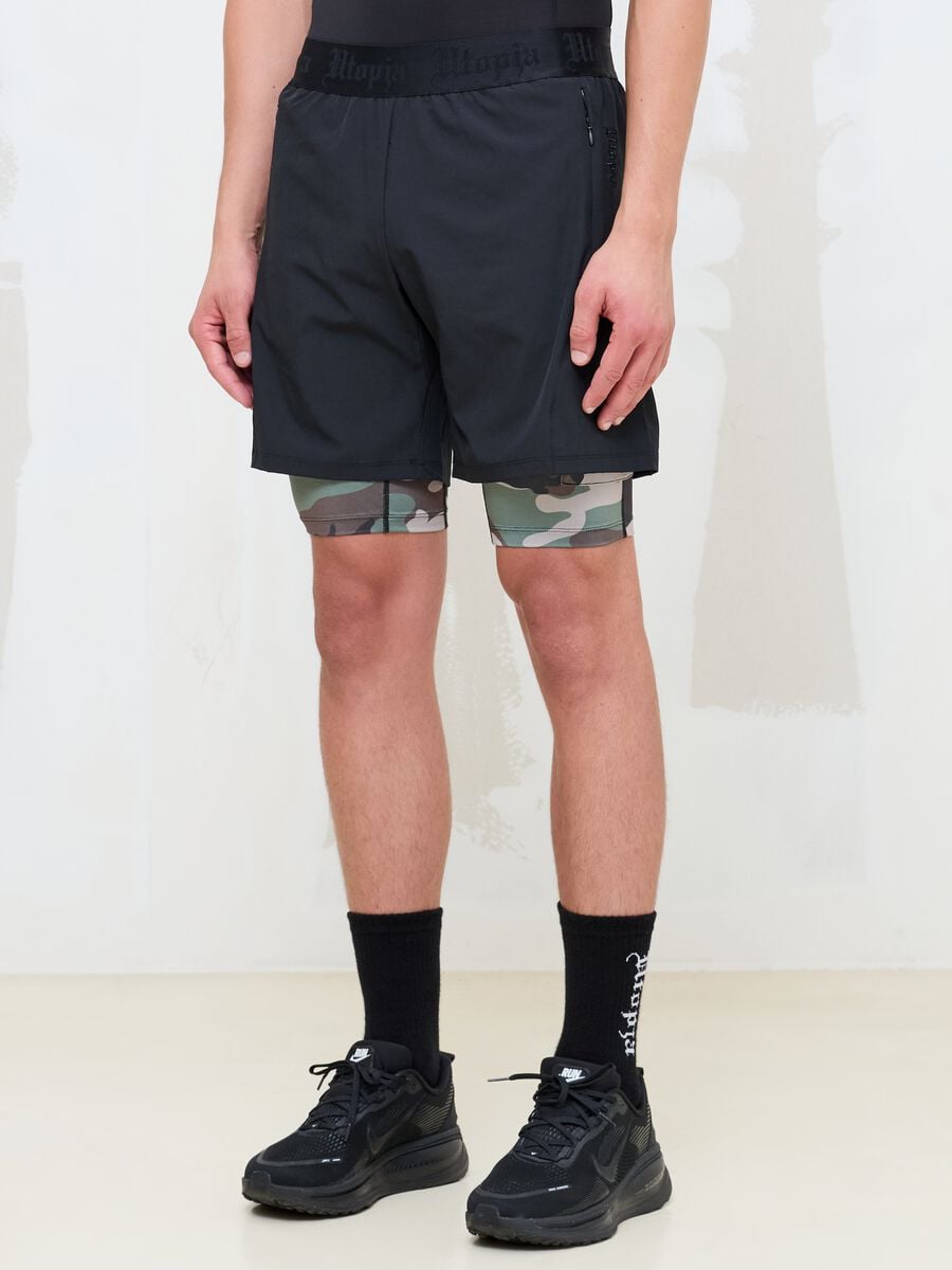 Technical Shorts Camo-Black_2