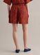 Red pure cotton printed shorts_2