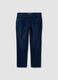 Blue denim jeans in cotton-viscose blend, regular fit_0