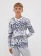 White organic cotton graffiti T-shirt for boys, relaxed fit_1