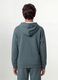 Green organic cotton zip-up hoodie for boys, relaxed fit_3