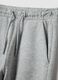 Children's grey regular fit pure cotton trousers_3