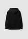 Black cotton-blend hoodie with Brooklyn Nets print for boys_5