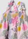 Pink pure cotton floral dress for baby girl_2