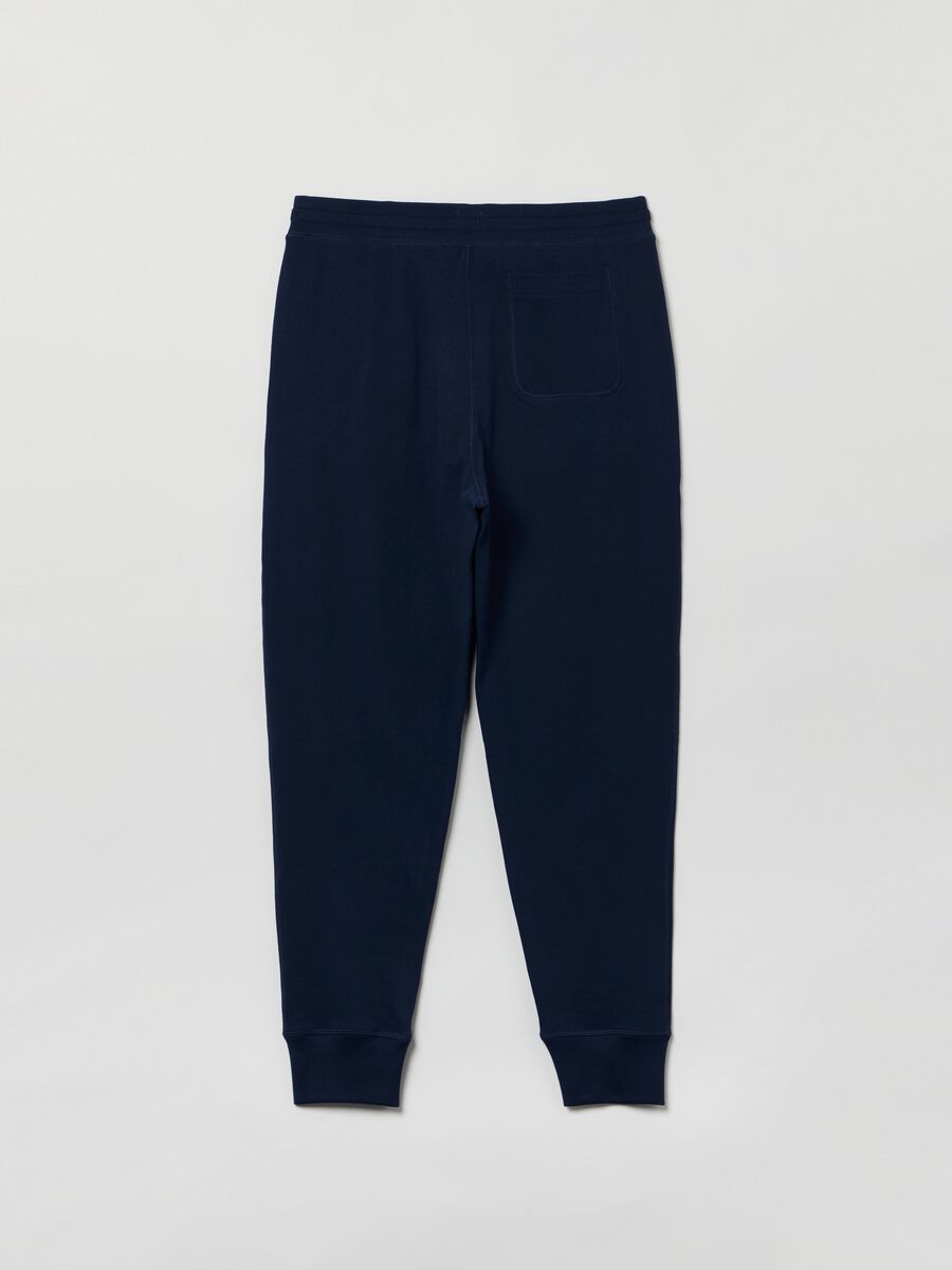 French terry joggers with embroidered logo_2