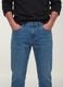 Light blue slim-fit cotton and viscose blend jeans_3