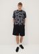 Black cotton cargo Bermuda shorts &ndash; baggy fit_0