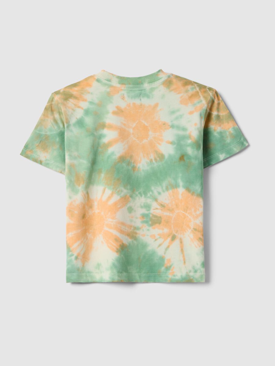 T-shirt in puro cotone multicolor TieDye da bambino regular fit_1