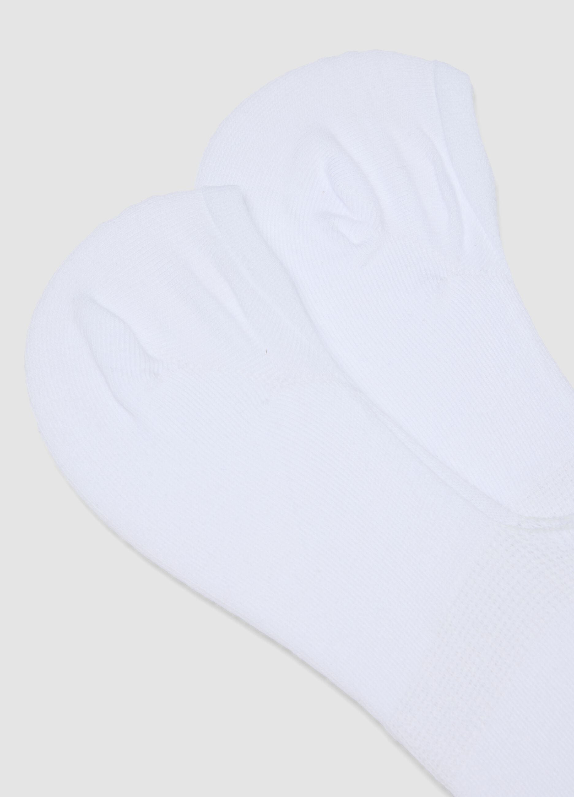 5-pack of white stretch organic cotton socks