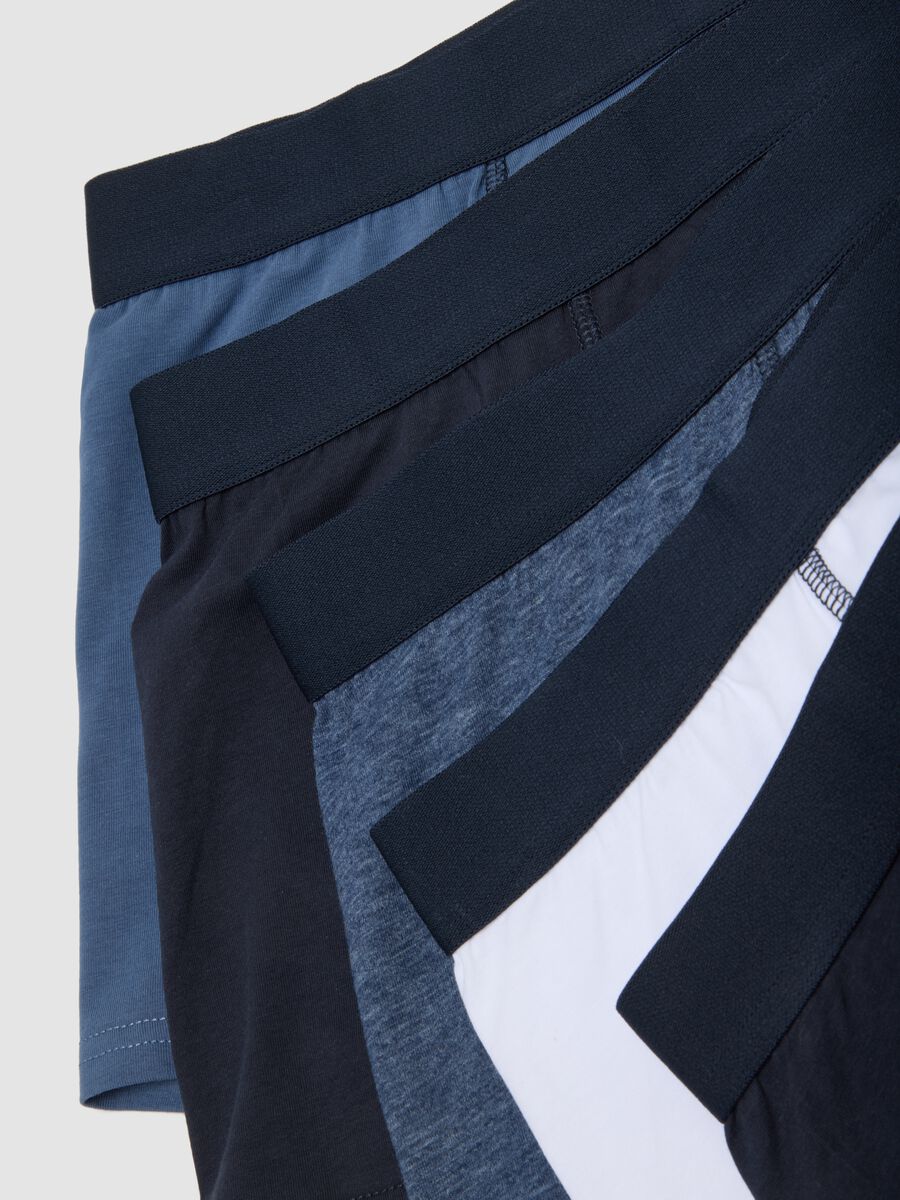 Five-pack of multicolour stretch organic cotton boxers_5