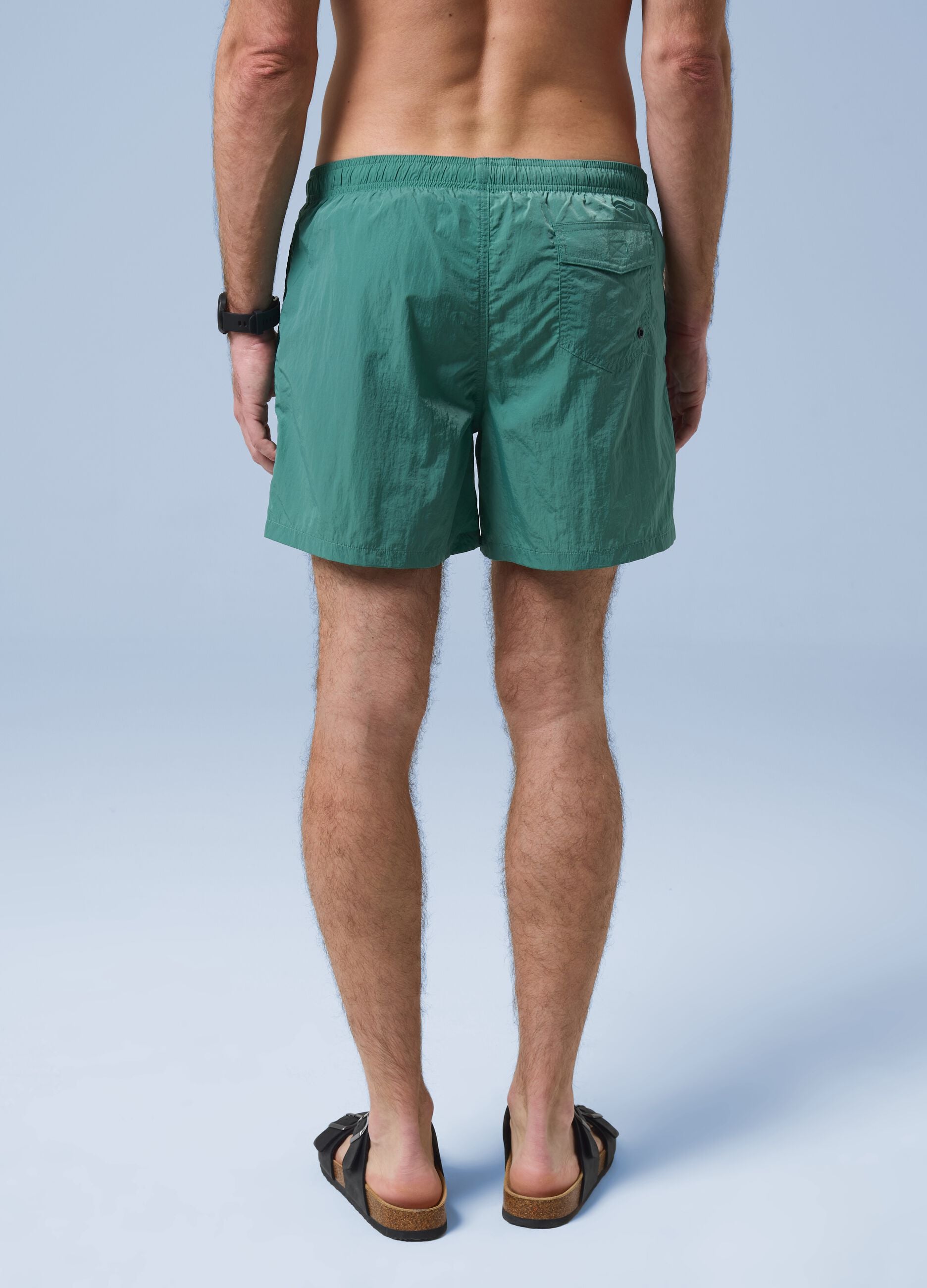 ALTAVIA SAILNG green boxer swim shorts with elasticated waistband
