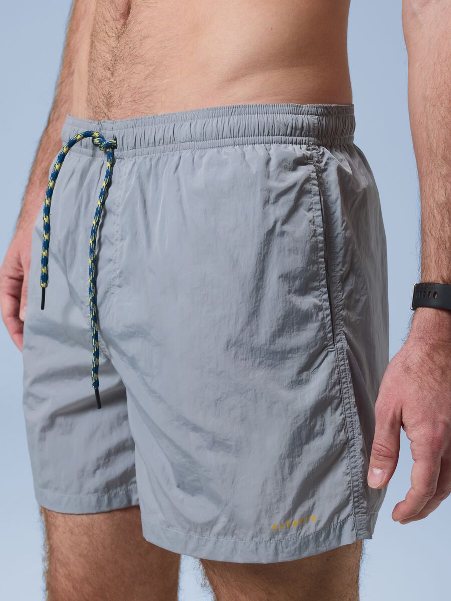 Costume boxer grigio con vita elasticizzata ALTAVIA SAILING_1