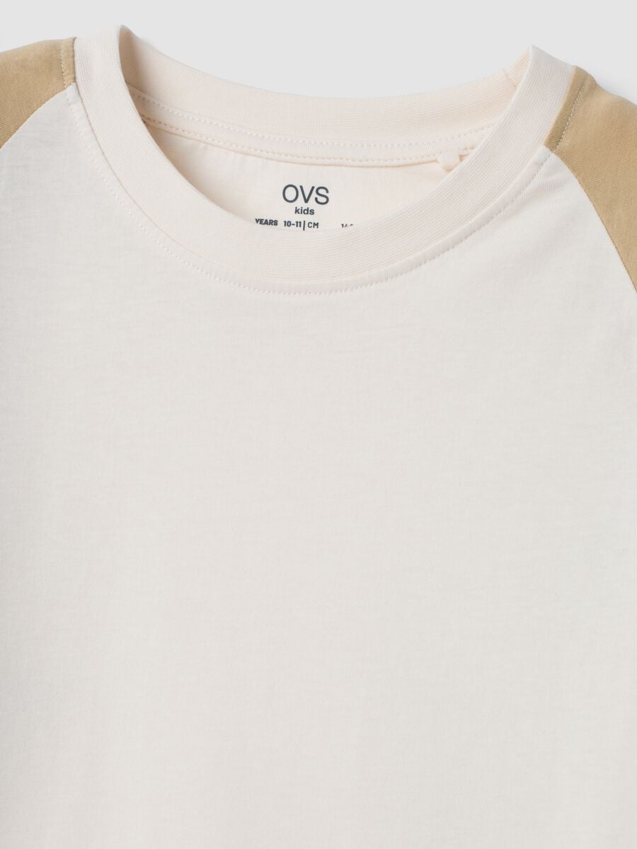 White pure organic cotton crew-neck T-shirt_2