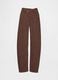 Brown jeans made of cotton and lyocell_6