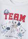 White pure cotton toddler t-shirt regular fit with tiger_2