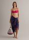 Blue pure cotton sarong_0
