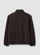 Brown padded stretch-fabric jacket, regular fit_1