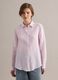 White and pink striped pure linen shirt, regular fit_2
