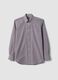 Easy-iron multicolour cotton-blend shirt with button-down collar, regular fit_4