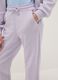 Girls' purple pure cotton trousers regular fit_2