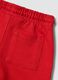 Red pure cotton shorts_3