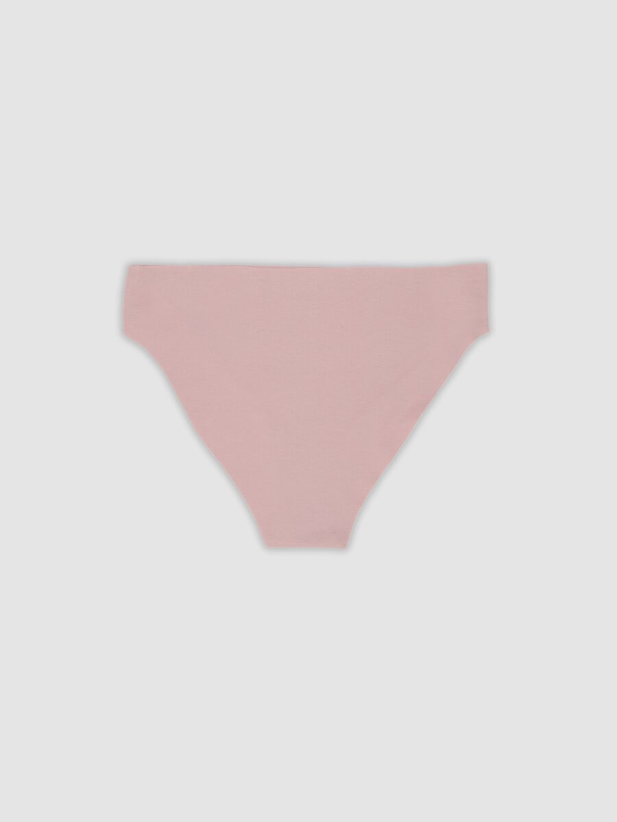 Pink stretch organic cotton briefs_2