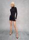 Black Mock-Neck Mini Dress_4