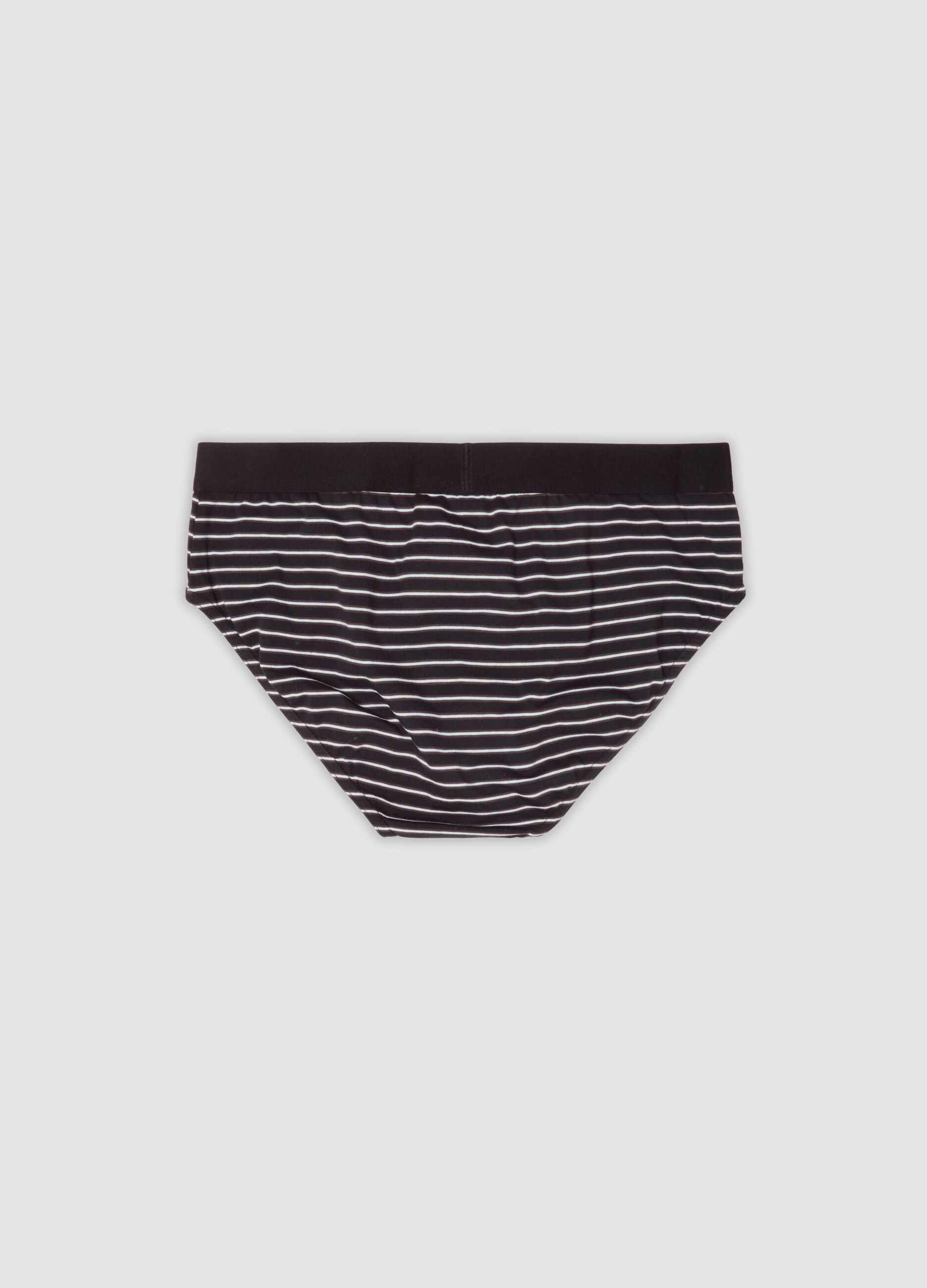 Pack of five multicolour organic stretch-cotton briefs