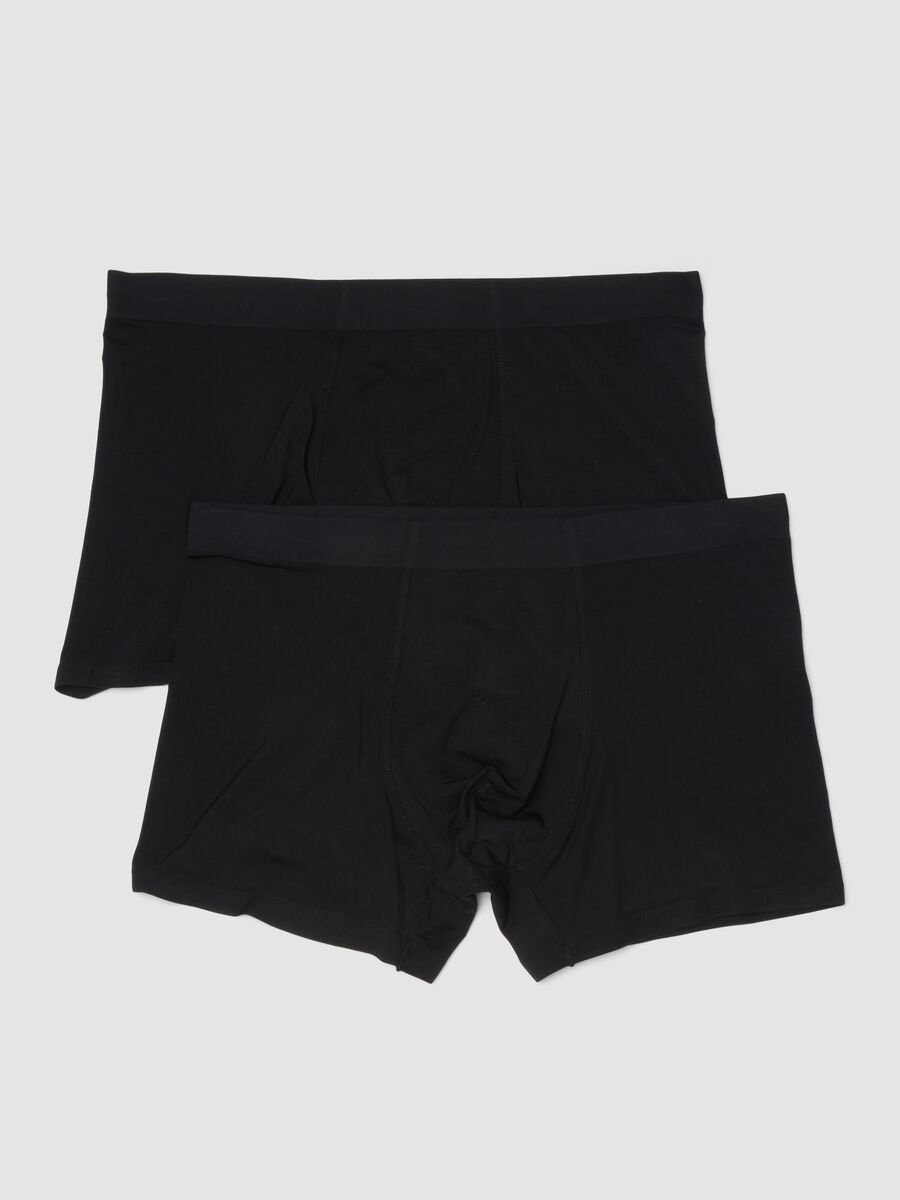 2-pack black stretch modal midi boxers, regular fit_4