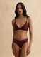 Red Triangle Bra with Lace Details_1