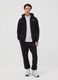 Black cotton-blend joggers with logo_0