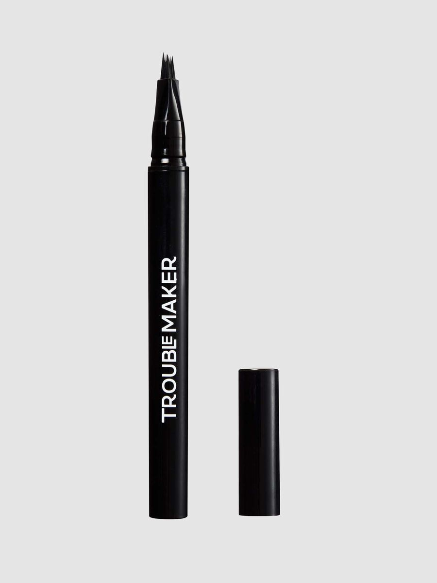 Fluffer Brow Brush Natural Brow Pen Soft Black 0.5 ml_1