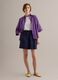 Purple pure cotton oversized shirt_1