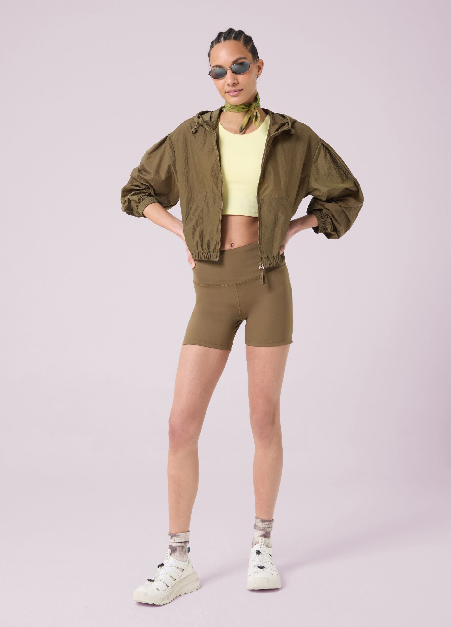 ALTAVIA STUDIO technical fabric shorts