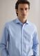 Blue pure cotton slim fit shirt_3