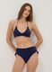 Blue triangle bikini top in stretch fabric_1