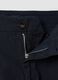 Blue cotton chino trousers with carrot fit_5