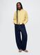 Yellow Cropped Gap Shirt_1