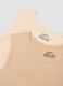 Triple pack of multicolour pure cotton vests for newborns with regular fit_2