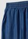 Blue palazzo trousers in pure lyocell_5