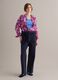 Multicolour short-sleeve pure viscose shirt_1