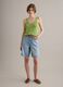 Green glitter viscose-blend tank top, regular fit_1