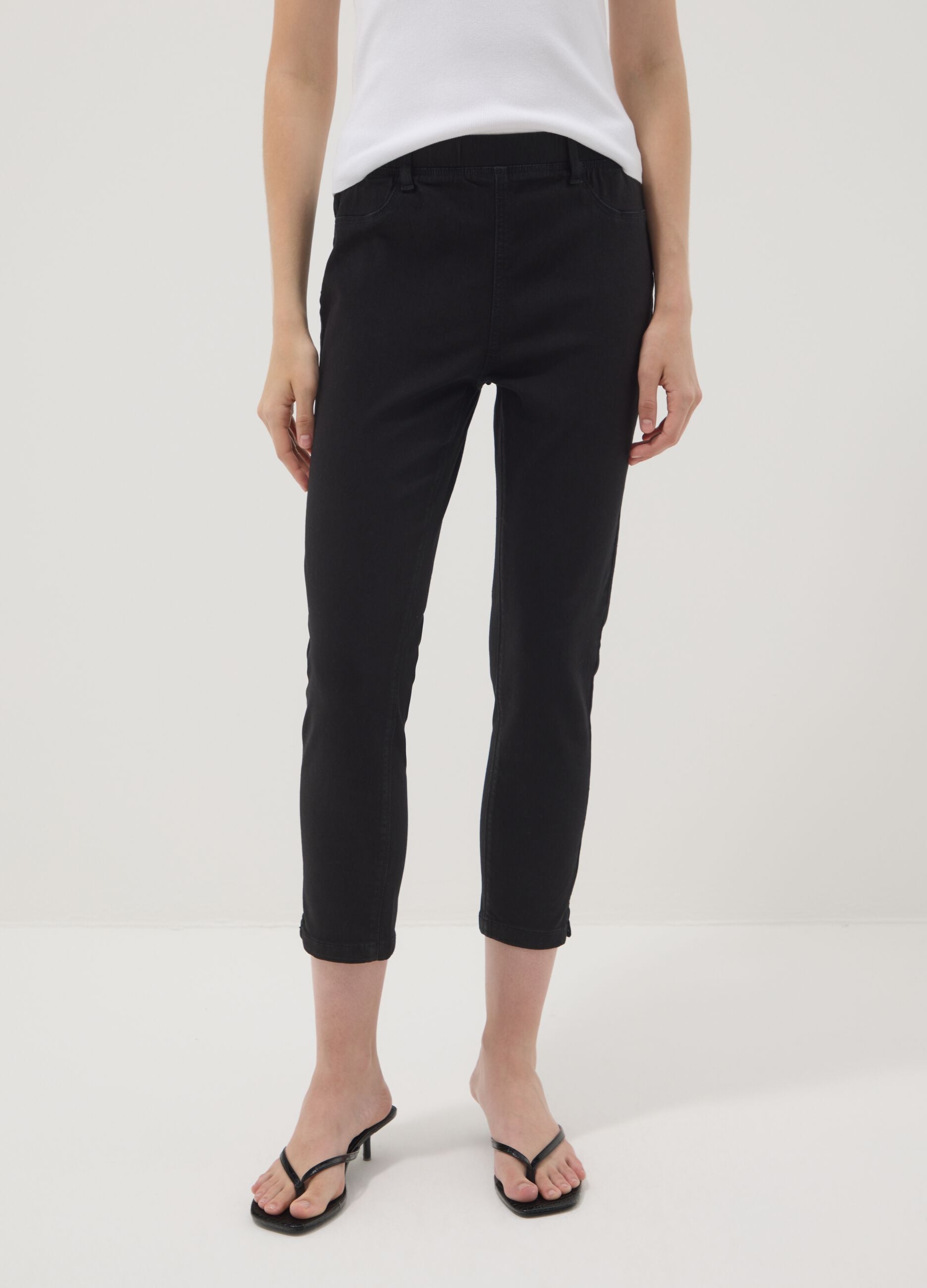 Black Skinny Fit Stretch Denim Blend Jeans