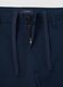 Blue stretch cotton chino trousers in regular fit_5