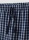 Navy organic cotton pyjamas with grandad collar, regular fit_5