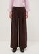 Brown Wide Leg Trousers_1