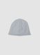 Grey stretch cotton jersey hat with Mickey print for boys_1