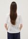 White pure cotton T-shirt with broderie anglaise embroidery, regular fit_3