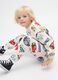 Beige cotton set for children_0