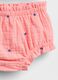 White and Pink Summer Set with Rabbit Print_2